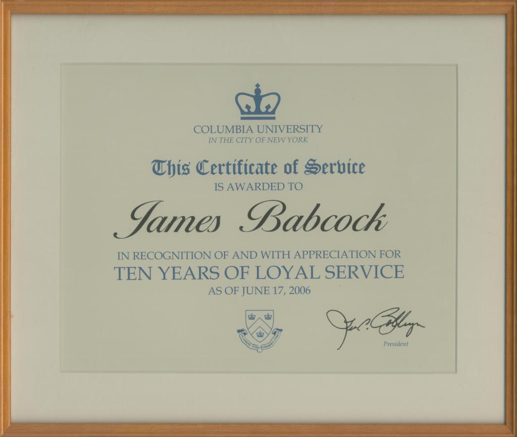 2006.06.17 Columbia Tens Years of Loyal Service crop